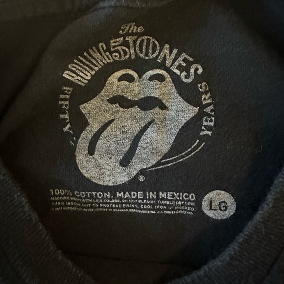 The Rolling Stones 50 Years Concert Tee L 2012 - Picture 4 of 4